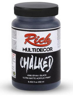 Rich 250ml Χρώμα Κιμωλίας 4580 Black