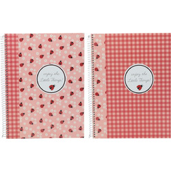 Τετράδιο Σπιράλ Smart Journal LADY BUG A5 Ancor