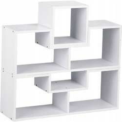 Πολυμορφική Ξύλινη Ραφιέρα 63 x 24.5 x 80 cm ModernHome WYJ-072