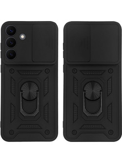 Sonique Ring Armor CamPro Θήκη Black (Samsung Galaxy S26 Plus)