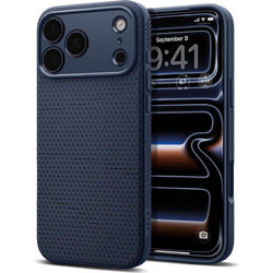Spigen Liquid Air Back Cover Navy Blue (iPhone 18 Pro / 17 Pro)