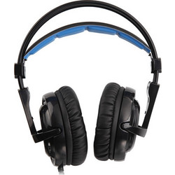 Sades Locust Plus Gaming Headset Over Ear Black Blue