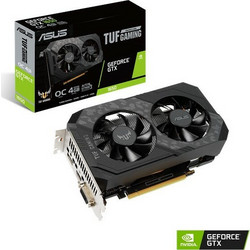 Asus GeForce GTX 1650 4GB GDDR6 TUF Gaming OC 90YV0EZ2-M0NA00 Κάρτα Γραφικών