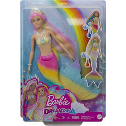 Κούκλα Barbie Dreamtopia Γοργόνα Ουράνιο Τόξο για 3+ ΕτώνΚωδικός: GTF89