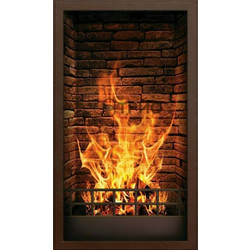 Trio Lighting Fireplace Πάνελ Υπέρυθρης Θέρμανσης 420W Τοίχου 98x57cm