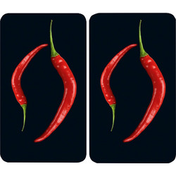 Wenko Hot Chilli Duo Προστατευτικά Καλύμματα Εστίας 2τμχ