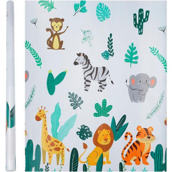 Χαρτί περιτυλίγματος Jungle design 80γρ. 0,70x4μέτρα