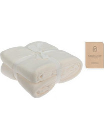 Ριχτάρι Fleece IΙ 180x230εκ. λευκό του πάγου