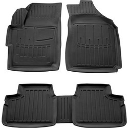 Daewoo Matiz (1998-2004) / Chevrolet Matiz (2005-2010) / Spark (M300) (2009-2015) 5 Door Hatchback λαστιχένια μαύρα πατάκια σκαφάκια RACE AXION - 5τμχ