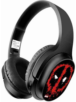 Marvel Deadpool Ασύρματα Bluetooth Ακουστικά Over Ear Μαύρα