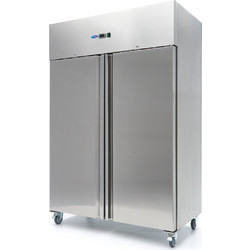 Freezer - 800L - 6 Adjustable Shelves - Stainless Steel - on Wheels