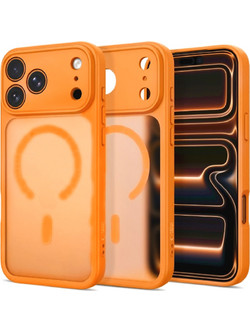 Tech-Protect BasicMag MagSafe Back Cover Matte Cosmic Orange (iPhone 18 Pro / 17 Pro)