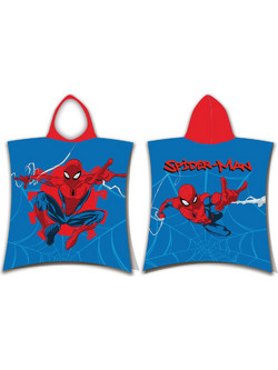 Marvel Spiderman Webshot Παιδικό Πόντσο Θαλάσσης 50x115cm