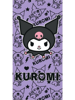 Hello Kitty Kuromi Chaos Πετσέτα Μπάνιου και Θαλάσσης 70x140 εκ