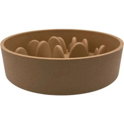 Madpet Αντιλαιμαργικό Μπολ Σκύλου Bamboo Slow Feeder Καφέ 21cm / 1430ml
