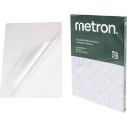 Δίφυλλα πλαστικοποίησης Metron Α4 80mic 470.591835
