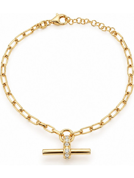 Κολιέ απο ασήμι 925o επιχρυσωμένο (code SHK002099D)