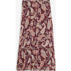 Φούστα από σιφόν με μοτίβο paisley