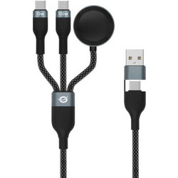 CONCEPTRONIC Καλώδιο USB-C/A2.0-USB-C/AWC/PD 480Mbps 1,50m Μαύρο (ETTA08B15)