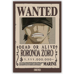 Μαγνητάκι Wanted Zoro