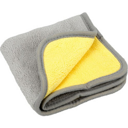Lampa - Πανάκι καθαρισμού Microfibre (Μικροΐνες) Διπλής Όψης Premium (30x30 cm) - Γκρι / Κίτρινο - 1 τεμ. (L3717.9)