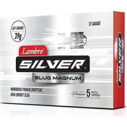 Lambro Brenneke Silver Slug Magnum Φυσίγγια Μονόβολα 12Cal 76mm 39gr 5τμχ