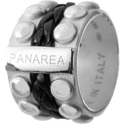 Γυναικείο Δαχτυλίδι Panarea As858Plve (T18) από Ασήμι Silver-Black