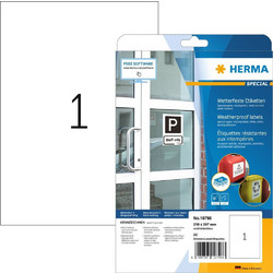 Αυτοκόλλητες Ετικέτες Herma Weatherproof Waterproof Labels A4 20 Sheets 210x297