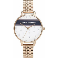 Olivia Burton Γυναικείο Ρολόι με Χρυσό Μεταλλικό Μπρασελέ OB16VS06