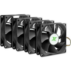 Inter-Tech Fan Case Fan 80mm με Σύνδεση 4-Pin PWM 4τμχ