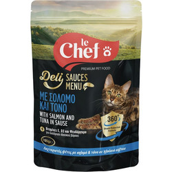Le Chef Deli Sauces Menu with Salmon & Tuna 100gr