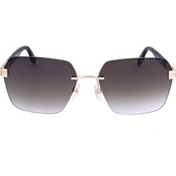 Marc Jacobs MARC713S 0869K Γυναικεία Γυαλιά Ηλίου Τετράγωνα Μεταλλικά Μαύρα με Μαύρο Degradee Φακό