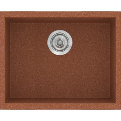 Sanitec Classic 341 Ένθετος Νεροχύτης Γρανίτη Ματ Granite Terracotta 40x50cm