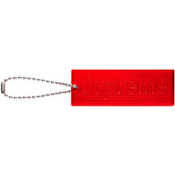 Supreme Reflective Keychain Red