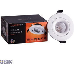 LED Downlight 10W DIMM CCT 800Lm 40 CRI 90 Flicker-Free Cutout 83-88mm (External Driver Included) RAL9003