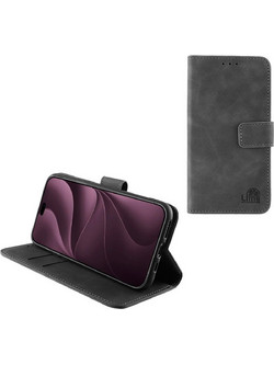Lime Essential Θήκη Magnet Book Stand Clip Grey (iPhone 18 Pro 6.3in)