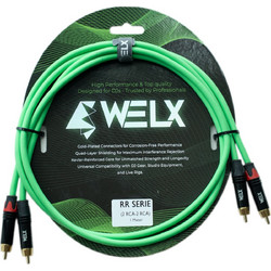 WELX Premium 2 X RCA to 2 X RCA Cable - 2m (RR)