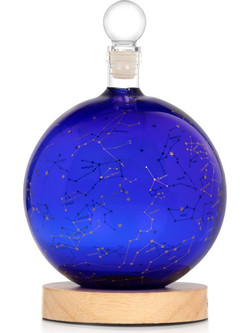MikaMax Constellation Globe Καράφα Αστερισμών με Φωτιζόμενη Βάση LED 750ml