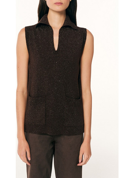 FOREL Πλεκτή μπλούζα 083.90.01.032-ΚΑΦΕ DarkBrown