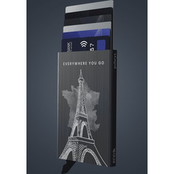 Pularys Zen Cards ''Eiffel Tower'' Μεταλλική Καρτοθήκη Ανθρακί 192615535