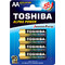 Toshiba Alpha Power AA 4τμχ Toshiba Alpha Power AA 4τμχ