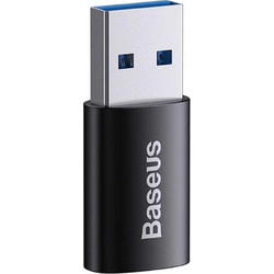 Baseus Ingenuity Μετατροπέας USB-A male σε USB-C female (ZJJQ000101) Μαύρο