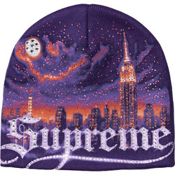 Supreme Cityscape Beanie 'Purple'