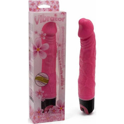 Baile Multi Speed Vibrator Ρεαλιστικός Δονητής 21.5cm Ροζ