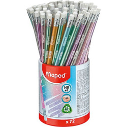 Μολύβι Black Peps HB Glitter - Maped - 1 Τεμάχιο