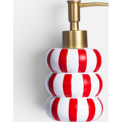 Nef-Nef Homeware Δοχείο Κρεμοσάπουνου Fila 7,5x15 Κόκκινο