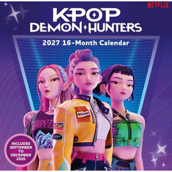 KPop Demon Hunters (2027) Square Wall Calendar 30 x 30 cm