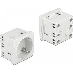 DELOCK module πρίζας ρεύματος Easy 45 81324, 45 45x45mm, 10τμχ
