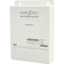 FOLKSAFE τροφοδοτικό συστημάτων CCTV FS-DC120805W, 8 εξόδων, 12V/5A, αδιάβροχο IP65