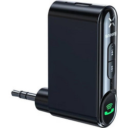 Baseus Qiyin AUX Car Bluetooth Receiver Black (WXQY010001) (BASWXQY010001)